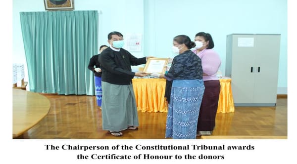 Ceremony for Book and Cabinet Donationin the Constitutional Tribunal of the Union