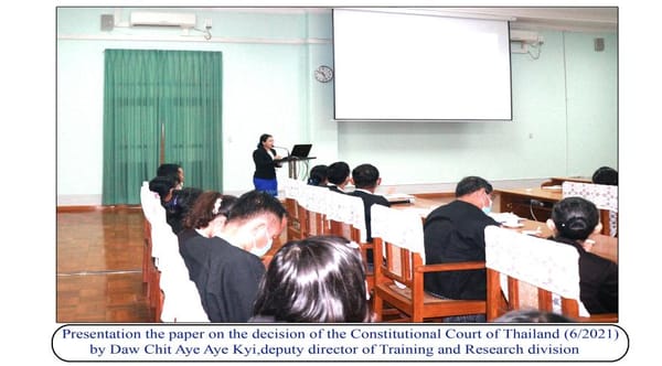 Seminar on Constitutional Law and Adjudication papers of the Constitutional Tribunal of the Union