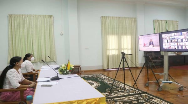 Attending the 9th Summer School with Video Conferencing System